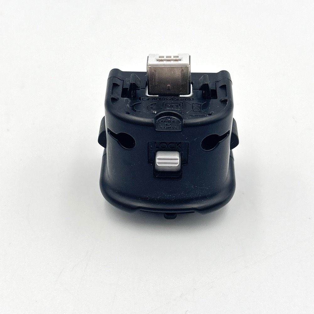 Nintendo Wii MotionPlus Adapter RVL-026‎ Black Motion Control Accessory OEM